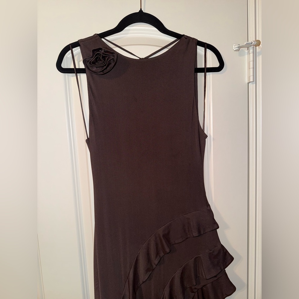 AFRM Women's hairess Ruffle Maxi Dress size small - Picture 5 of 10